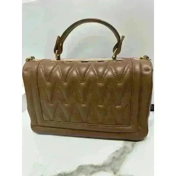 Valentino by Mario Valentino Tan Quilted Handbag - Good Condition with Dustbag - Picture 2 of 8